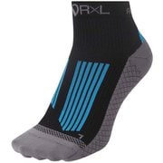 R×L RUY SPEED トレイルランニング専用 ソックス(ラウンド) RA-1007 1020 ブラック×ブルー Lサイズ(26-28cm) [ランニングウェア ソックス]