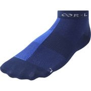 R×L レーシング グリップ ソックス(ラウンド) TRR-20R 2520 ネイビー×ブルー Mサイズ(24-26cm) [ランニングウェア ソックス]