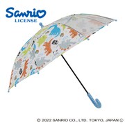 キャラクター1コマ透明安全手開き式 雨傘 45cm サンリオキャラクターズ 22MIX-45A-S