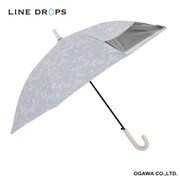 子供用日傘 晴雨兼用LINEDROPS 50cm ジャンプ式 UVカット率99%以上 遮光 遮熱加工 UPF50+ 透明窓付き ユニコーン2 53276 LD-KPS-P7