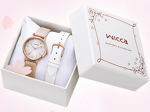 wicca 桜 時計 KP5-166-12 - 時計