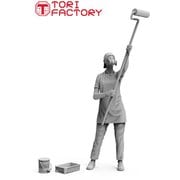 GW-12B 1/24 はたらくJKシリーズ フィギュア はたらくJK 塗装中！どんな色がよく似合いますか？ その2 [組立式プラスチックモデル]