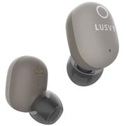 完全ワイヤレスイヤホン LUSVY BEANS Bluetooth対応 チックピーグレージュ [L102BEANCG]