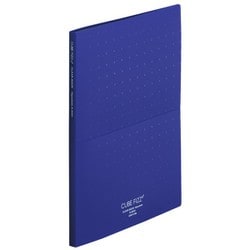 CUBE FIZZ クリヤーブック スタンド式 A4 10P ネイビー N6002-11