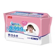 水99.9% 手口ふき 80枚入×3個パック E90566