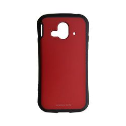 6761F52BHB [らくらくスマートフォン（F-52B）用 ケース カバー ハイブリッド 耐衝撃吸収 TPU+PC VANILLA PACK バニラパック レッド]