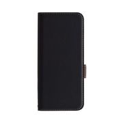 6750ANSNBO [あんしんスマホ KY-51B用 手帳型ケース 薄型 スタンド機能 サイドマグネット BK×DBR]