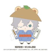 文豪ストレイドッグス フィンガーマスコット・PUPPELA（パペラ） 福沢諭吉×ぽこぽん日記 [キャラクターグッズ]