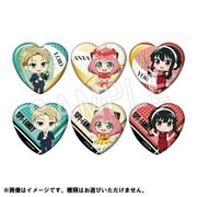 SPY×FAMILY トレーディングハート缶バッジ 1個 [コレクショントイ]