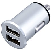 F326 [車内用品 シガーソケット充電器 パワープラグ USB2ポート DC12/24V 自動識別IC機能搭載 スマホ・タブレット用]