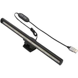 モニターLEDライト ノートPC用 調光・調色機能付き クリップ式 USB給電 OA-SML01-K