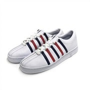 レザースニーカー CLASSIC88（36022482）W/BLUE/RED 25.0cm