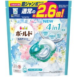 【５個セット】 ボールド ジェルボール4D 爽やかフレッシュフラワーサボンの香りメガジャンボサイズ 70個入り×５個セット