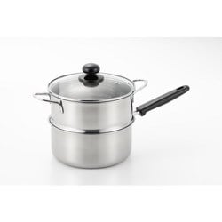 蒸しごよみ 片手二段蒸し器 18cm SJ3357