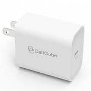 USB急速充電器 1ポートUSB-C Fast Charger（PD20W プラグ回転） USB PD（パワーデリバリー）対応 20W USB-C×1 回転式プラグ採用 ホワイト CCAC09-WH