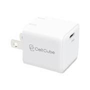 USB急速充電器 1ポートUSB-C Fast Charger GaN Mini(PD30W) USB PD(パワーデリバリー)対応 30W USB-C×1 GaN素材搭載 折りたたみ式プラグ採用 ホワイト CCAC06-WH
