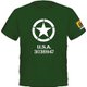 AMO-8077L アモ アメリカ陸軍 星マーク Tシャツ Lサイズ [プラモデル用品]