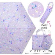 6721614-006-13-7 [折傘 マーメイド フリーサイズ パープル]