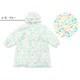 レインコート ミニフラワー 100cm ブルー 6721805-100-05-7