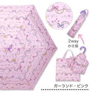 8721612-006-06-9 [折傘 キラキラガーラント フリーサイズ ピンク]