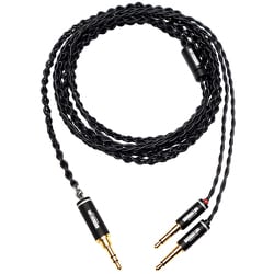 賀老 Garou 3.5mm3極ステレオミニ/3.5mm2極モノラルミニ×2 ヘッドホン用リケーブル NLA-GRU
