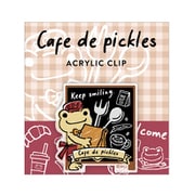 PCAC10 かえるのピクルス アクリルクリップ cafe de pickles keep smiling [キャラクターグッズ]