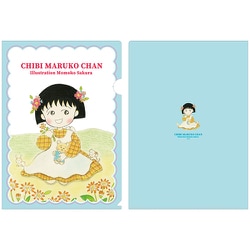 CMG9CF02 ちびまる子ちゃん レトロリバイバル A4クリアファイル お花畑 [キャラクターグッズ]