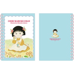 CMG9RN03 ちびまる子ちゃん レトロリバイバル A6リングノート お花畑 [キャラクターグッズ]