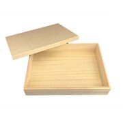 高級桐精肉折箱 Lサイズ 外寸300×221×H47mm 6個 SD197235-6