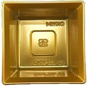 桐おせち箱7寸用カップ カップバリエ9つ仕切用 70-67/67 金 100個 SD427001-100