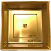 桐おせち箱7寸用カップ カップバリエ4つ仕切用 70-101/101 金 100個 SD427005-100