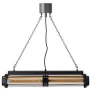 シリンダーランプ 適用畳数8~10畳 E17 LED対応 幅80.4cm×高さ78.5cm ブラック CM-008BK