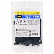RPT-100W30BK [リピートタイ 耐候性 100mm 30本入 黒]