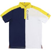 CL5MTG58 20 YEL M [ゴルフシャツ メンズ ブロッキングポロ Mサイズ イエロー]