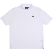 FD5MUG16 10 WHT XXL [ゴルフシャツ レディース FIDRAチェック モックネック 半袖 XXLサイズ ホワイト]