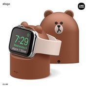 EL_WCASTSCFD_BR [Apple Watch対応 スタンド ブラウン]