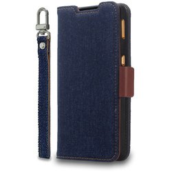 AQUOS sense6対応 手帳型ケース インディゴ CR_ARMCSDNNJ_ID