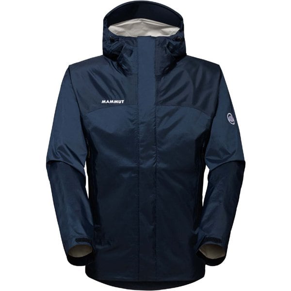 マムート MAMMUT Microlayer 2.0 HS Hooded Jacket AF Men 1010-28651 5118 marine  Mサイズ(日本：Lサイズ) [アウトドア 防水ジャケット メンズ] - アウトドア用品・キャンプ用品