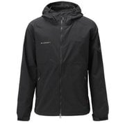 ハイキング ウィンドブロック フードジャケット アジアンフィット メン Hiking WB Hooded Jacket AF Men 1012-00391 0001 black Sサイズ(日本：Mサイズ) [アウトドア ウインドブレーカー メンズ]