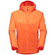 グライダーダブルビーフーデットジャケットエーエフメン Glider WB Hooded Jacket AF Men 1012-00470 3716 hot red XSサイズ(日本：Sサイズ) [アウトドア ウインドブレーカー メンズ]