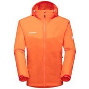 グライダーダブルビーフーデットジャケットエーエフメン Glider WB Hooded Jacket AF Men 1012-00470 3716 hot red Sサイズ(日本：Mサイズ) [アウトドア ウインドブレーカー メンズ]
