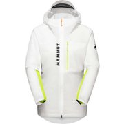 Aenergy WB Hooded Jacket Women 1012-00590 00641 white-highlime XSサイズ(日本：Sサイズ) [アウトドア ウインドブレーカー レディース]