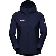 コンヴェイ ウィンドブロック フーデッド ジャケット アジアンフィット ウィメン Convey WB Hooded Jacket AF Women 1012-00540 5118 marine Sサイズ(日本：Mサイズ) [アウトドア ウインドブレーカー レディース]