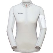 エナジーライト ミッドレイヤー ハーフジッププル ウィメン Aenergy Light ML Half Zip Pull Women 1014-03790 0468 white-highway Mサイズ(日本：Lサイズ) [アウトドア カットソー レディース]