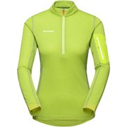 エナジーライト ミッドレイヤー ハーフジッププル ウィメン Aenergy Light ML Half Zip Pull Women 1014-03790 40206 highlime-granit Mサイズ(日本：Lサイズ) [アウトドア カットソー レディース]