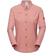 Aada Longsleeve Shirt Women 1015-00582 3729 powder rose-terracotta Sサイズ(日本：Mサイズ) [アウトドア シャツ レディース]