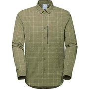 Mountain Longsleeve Shirt Men 1015-01050 40129 iguana-olive Mサイズ(日本：Lサイズ) [アウトドア シャツ メンズ]