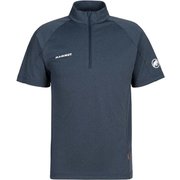 Aegility Half Zip T-Shirt AF Men 1017-01750 50031 marine melange-white Lサイズ(日本：XLサイズ) [アウトドア カットソー メンズ]