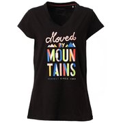 Massone T-Shirt Women Slogan 1017-02912 0001 black Sサイズ(日本：Mサイズ) [アウトドア カットソー レディース]