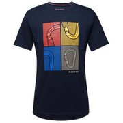 Sloper T-Shirt Men Carabiners 1017-04160 5118 marine Lサイズ(日本：XLサイズ) [アウトドア カットソー メンズ]